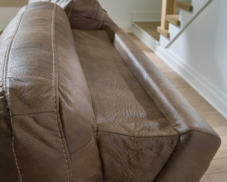 Beckley Place Power Reclining Loveseat with Console - Holmwood's Furniture & Design Center (Somersworth, NH)