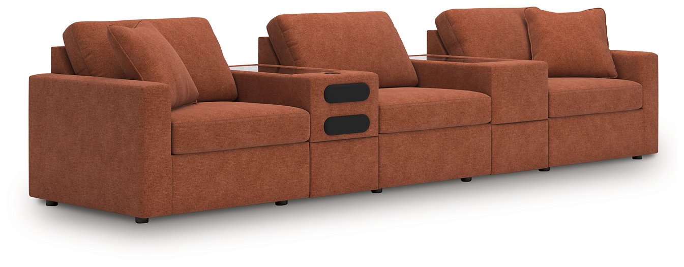 Modmax Sectional with Audio System - Holmwood's Furniture & Design Center (Somersworth, NH)