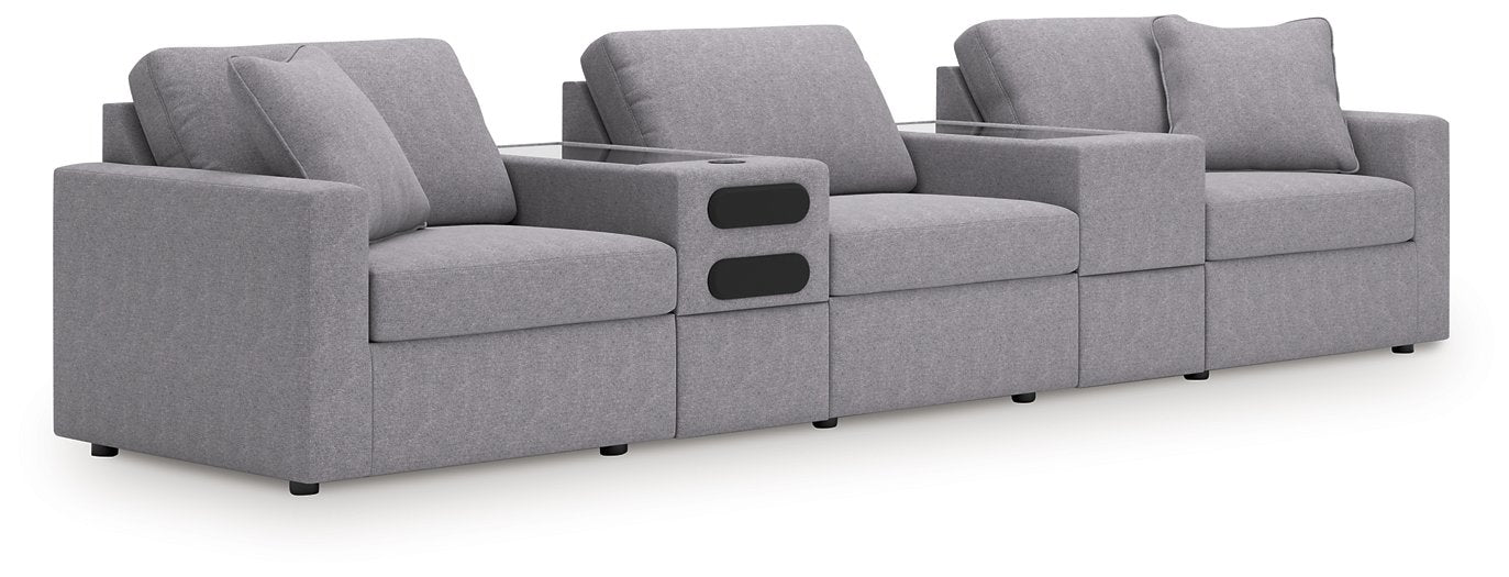Modmax Sectional with Audio System - Holmwood's Furniture & Design Center (Somersworth, NH)