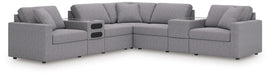 Modmax Balanced Sectional with Audio and Storage Consoles - Holmwood's Furniture & Design Center (Somersworth, NH)