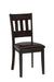 Jofran Dark Rustic Prairie 5-Pack- Table and 4 Faux Leather Chairs in Dark Brown - Holmwood's Furniture & Design Center (Somersworth, NH)