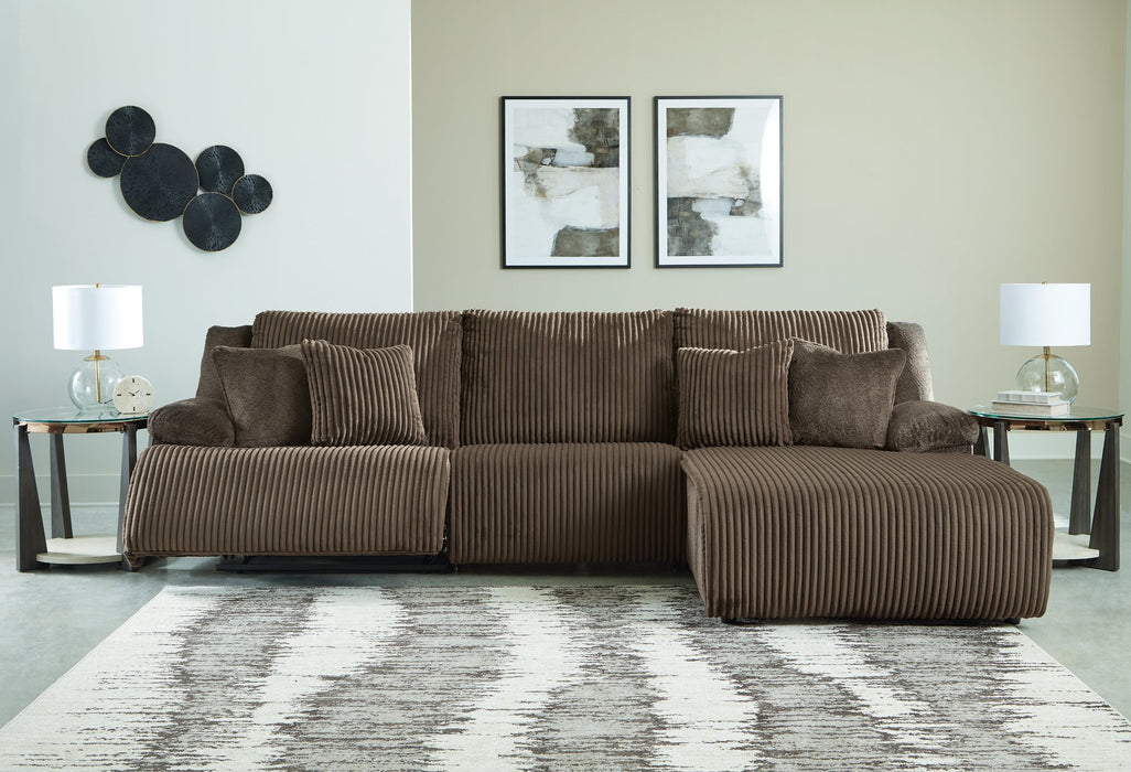 Top Tier Sectional Sofa Chaise - Holmwood's Furniture & Design Center (Somersworth, NH)