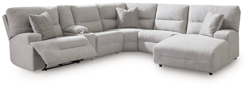 Acklen Place Power Reclining Sectional with Chaise - Holmwood's Furniture & Design Center (Somersworth, NH)