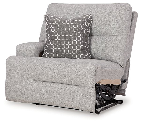 Acklen Place Power Reclining Sectional with Chaise - Holmwood's Furniture & Design Center (Somersworth, NH)
