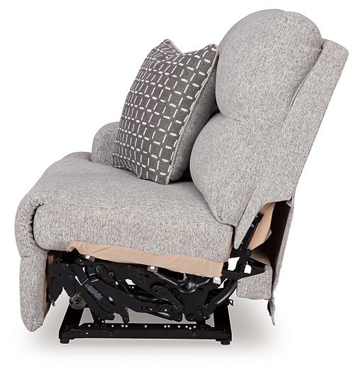 Acklen Place Power Reclining Sectional with Chaise - Holmwood's Furniture & Design Center (Somersworth, NH)