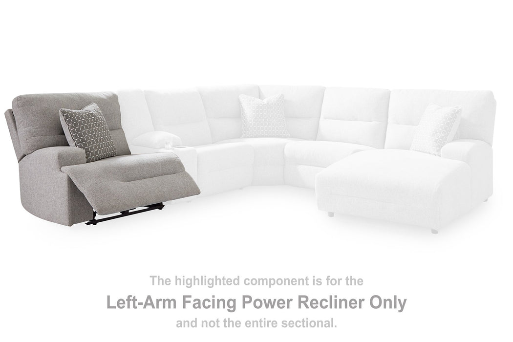 Acklen Place Power Reclining Sectional with Chaise - Holmwood's Furniture & Design Center (Somersworth, NH)