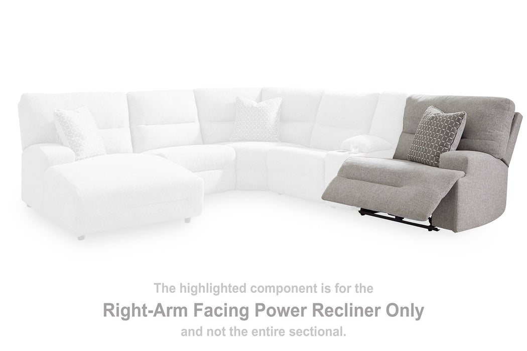 Acklen Place Power Reclining Sectional with Chaise - Holmwood's Furniture & Design Center (Somersworth, NH)