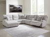 Acklen Place Power Reclining Sectional with Chaise - Holmwood's Furniture & Design Center (Somersworth, NH)