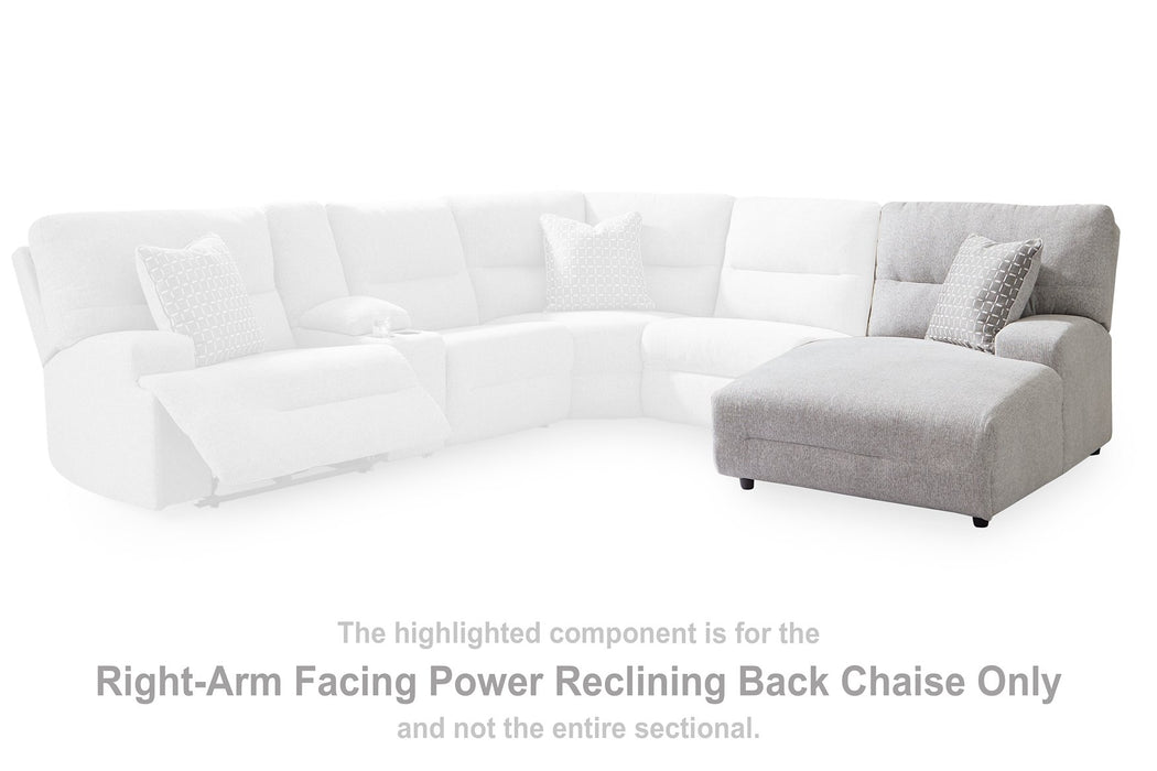 Acklen Place Power Reclining Sectional with Chaise - Holmwood's Furniture & Design Center (Somersworth, NH)