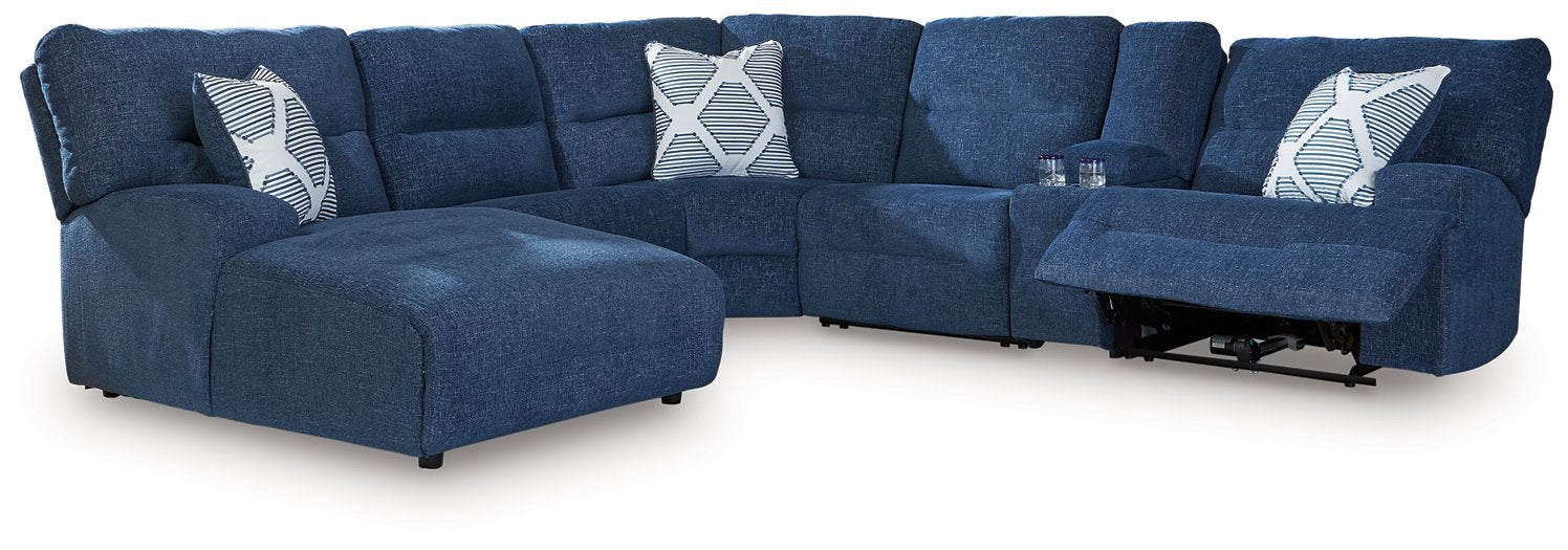 Acklen Place Power Reclining Sectional with Chaise - Holmwood's Furniture & Design Center (Somersworth, NH)