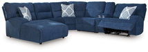 Acklen Place Power Reclining Sectional with Chaise - Holmwood's Furniture & Design Center (Somersworth, NH)