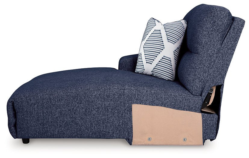 Acklen Place Power Reclining Sectional with Chaise - Holmwood's Furniture & Design Center (Somersworth, NH)