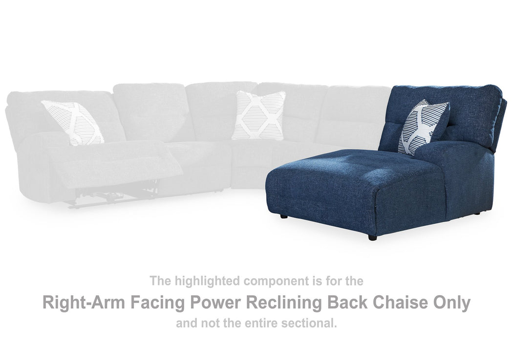 Acklen Place Power Reclining Sectional with Chaise - Holmwood's Furniture & Design Center (Somersworth, NH)