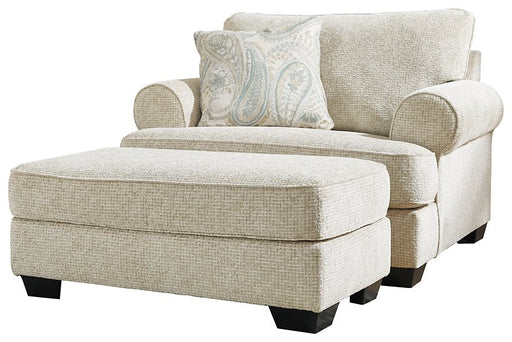 Monaghan Oversized Chair and Ottoman - Holmwood's Furniture & Design Center (Somersworth, NH)