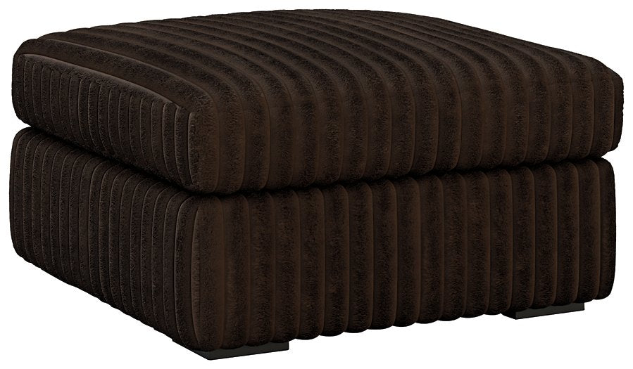 Midnight-Madness Oversized Accent Ottoman - Holmwood's Furniture & Design Center (Somersworth, NH)