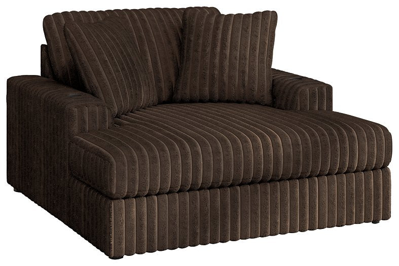 Midnight-Madness Oversized Chaise - Holmwood's Furniture & Design Center (Somersworth, NH)
