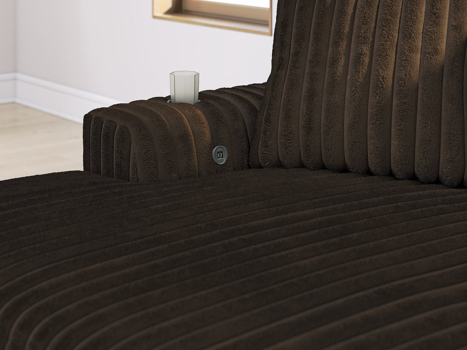 Midnight-Madness Oversized Chaise - Holmwood's Furniture & Design Center (Somersworth, NH)