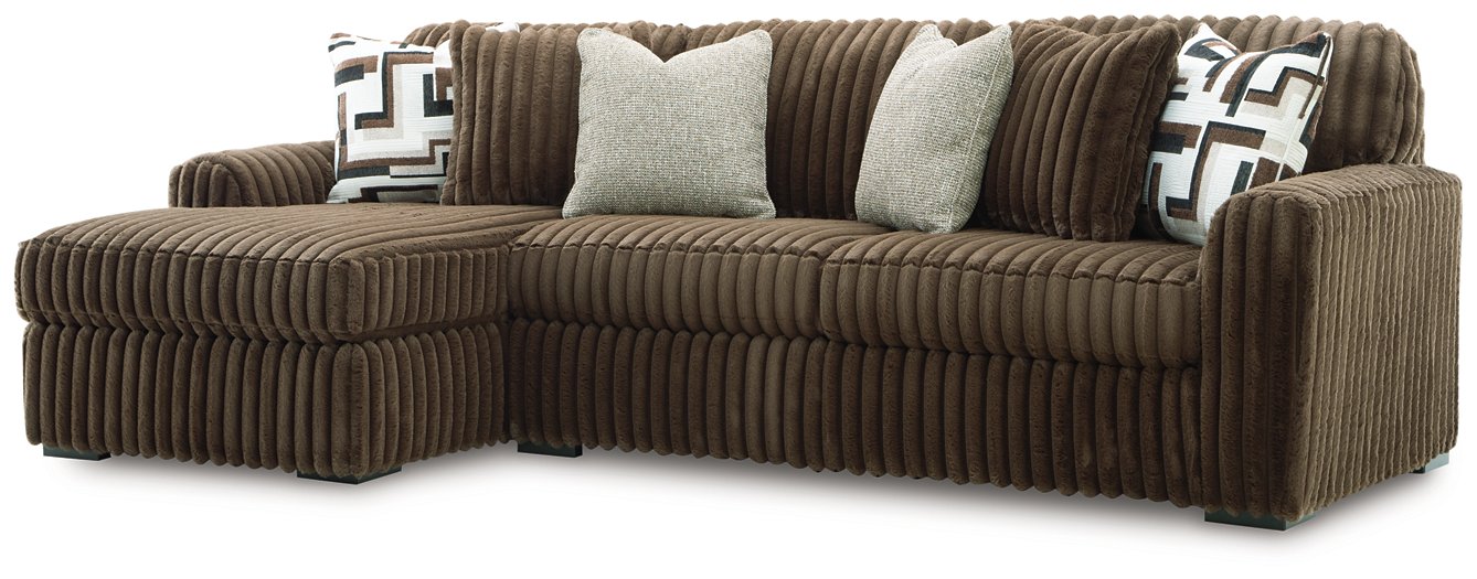 Midnight-Madness Sectional Sofa with Chaise - Holmwood's Furniture & Design Center (Somersworth, NH)