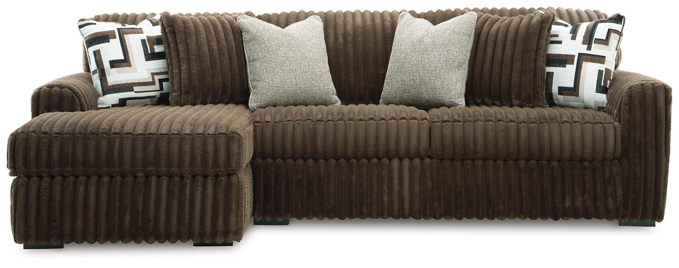 Midnight-Madness Sectional Sofa with Chaise - Holmwood's Furniture & Design Center (Somersworth, NH)