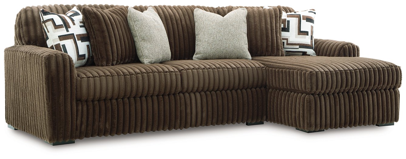 Midnight-Madness Sectional Sofa with Chaise - Holmwood's Furniture & Design Center (Somersworth, NH)