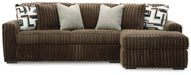 Midnight-Madness Sectional Sofa with Chaise - Holmwood's Furniture & Design Center (Somersworth, NH)