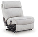 Social Pointe Reclining Sectional with Storage Console - Holmwood's Furniture & Design Center (Somersworth, NH)