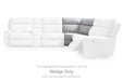 Social Pointe Reclining Sectional with Storage Console - Holmwood's Furniture & Design Center (Somersworth, NH)