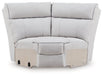 Social Pointe Reclining Sectional with Storage Console - Holmwood's Furniture & Design Center (Somersworth, NH)