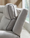 Social Pointe Reclining Sectional with Storage Console - Holmwood's Furniture & Design Center (Somersworth, NH)