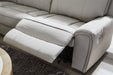 Social Pointe Reclining Sectional with Storage Console - Holmwood's Furniture & Design Center (Somersworth, NH)