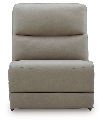 Narwhal Place Reclining Sectional with Storage Console - Holmwood's Furniture & Design Center (Somersworth, NH)