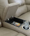 Narwhal Place Reclining Sectional with Storage Console - Holmwood's Furniture & Design Center (Somersworth, NH)