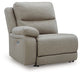 Narwhal Place Reclining Sectional with Storage Console - Holmwood's Furniture & Design Center (Somersworth, NH)