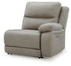 Narwhal Place Reclining Sectional with Storage Console - Holmwood's Furniture & Design Center (Somersworth, NH)