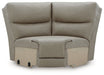 Narwhal Place Reclining Sectional with Storage Console - Holmwood's Furniture & Design Center (Somersworth, NH)