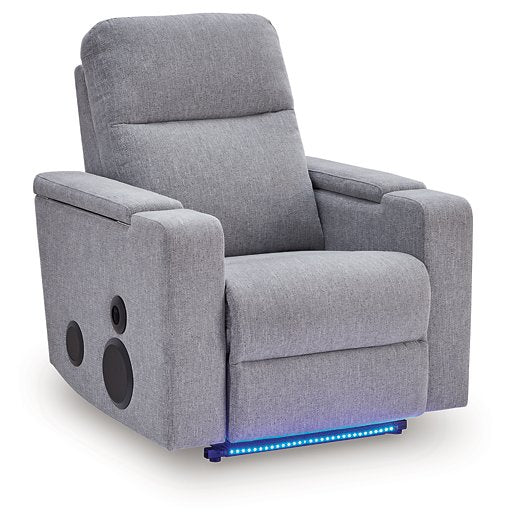 Pineland Power Glider Recliner with Audio System - Holmwood's Furniture & Design Center (Somersworth, NH)