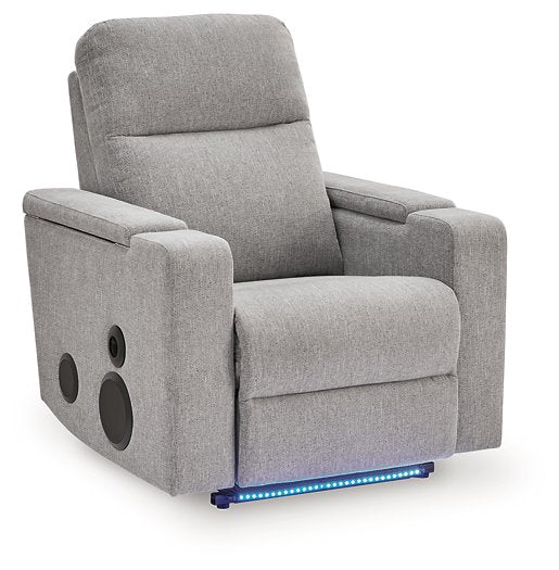 Pineland Power Glider Recliner with Audio System - Holmwood's Furniture & Design Center (Somersworth, NH)