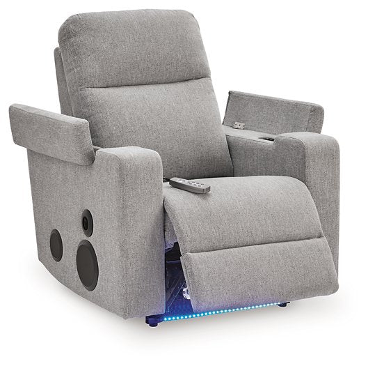 Pineland Power Glider Recliner with Audio System - Holmwood's Furniture & Design Center (Somersworth, NH)