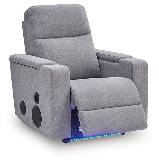 Pineland Power Glider Recliner with Audio System - Holmwood's Furniture & Design Center (Somersworth, NH)