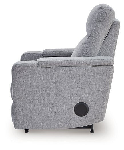 Pineland Power Glider Recliner with Audio System - Holmwood's Furniture & Design Center (Somersworth, NH)