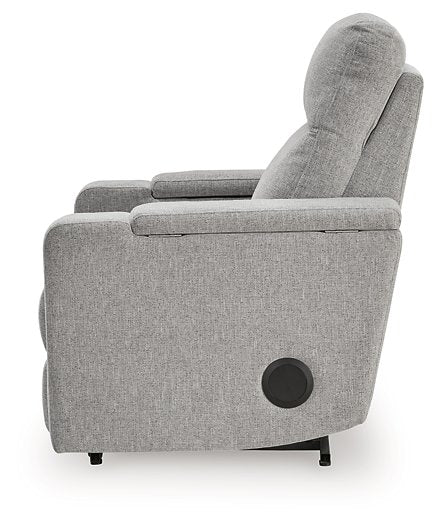 Pineland Power Glider Recliner with Audio System - Holmwood's Furniture & Design Center (Somersworth, NH)