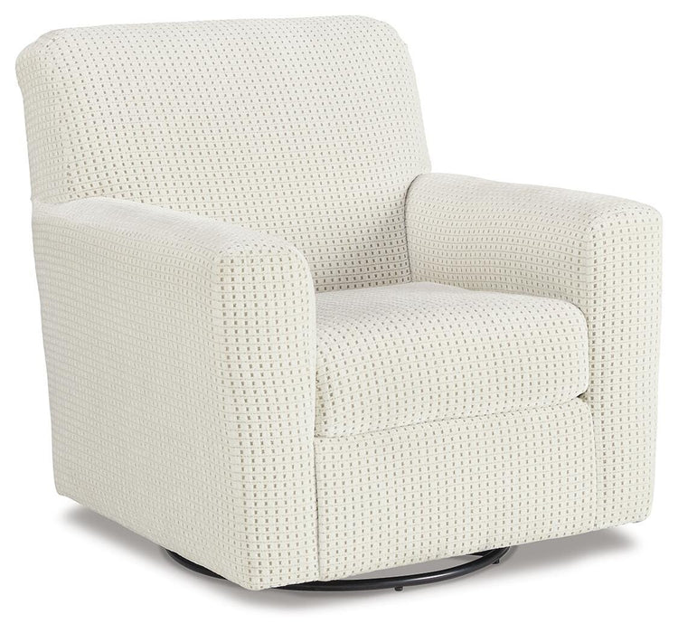 Herstow Swivel Glider Accent Chair - Holmwood's Furniture & Design Center (Somersworth, NH)