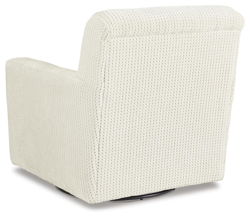 Herstow Swivel Glider Accent Chair - Holmwood's Furniture & Design Center (Somersworth, NH)