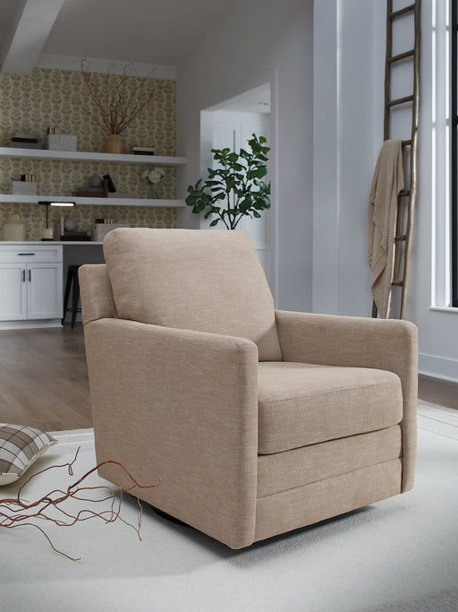 Freybourne Next-Gen Nuvella Swivel Accent Chair - Holmwood's Furniture & Design Center (Somersworth, NH)