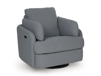 Alainmont Next-Gen Nuvella Swivel Power Recliner - Holmwood's Furniture & Design Center (Somersworth, NH)