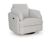 Alainmont Next-Gen Nuvella Swivel Power Recliner - Holmwood's Furniture & Design Center (Somersworth, NH)