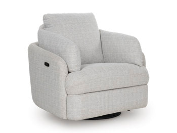Alainmont Next-Gen Nuvella Swivel Power Recliner - Holmwood's Furniture & Design Center (Somersworth, NH)