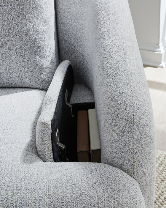 Alainmont Next-Gen Nuvella Swivel Power Recliner - Holmwood's Furniture & Design Center (Somersworth, NH)