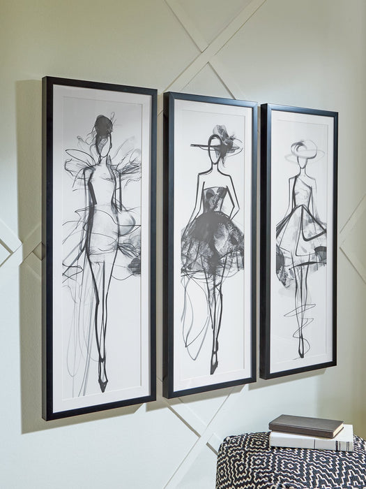 Mckerrick Wall Art Set (Set of 3) - Holmwood's Furniture & Design Center (Somersworth, NH)