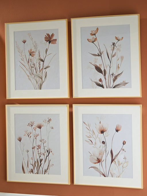 Chettings Wall Art (Set of 4) - Holmwood's Furniture & Design Center (Somersworth, NH)